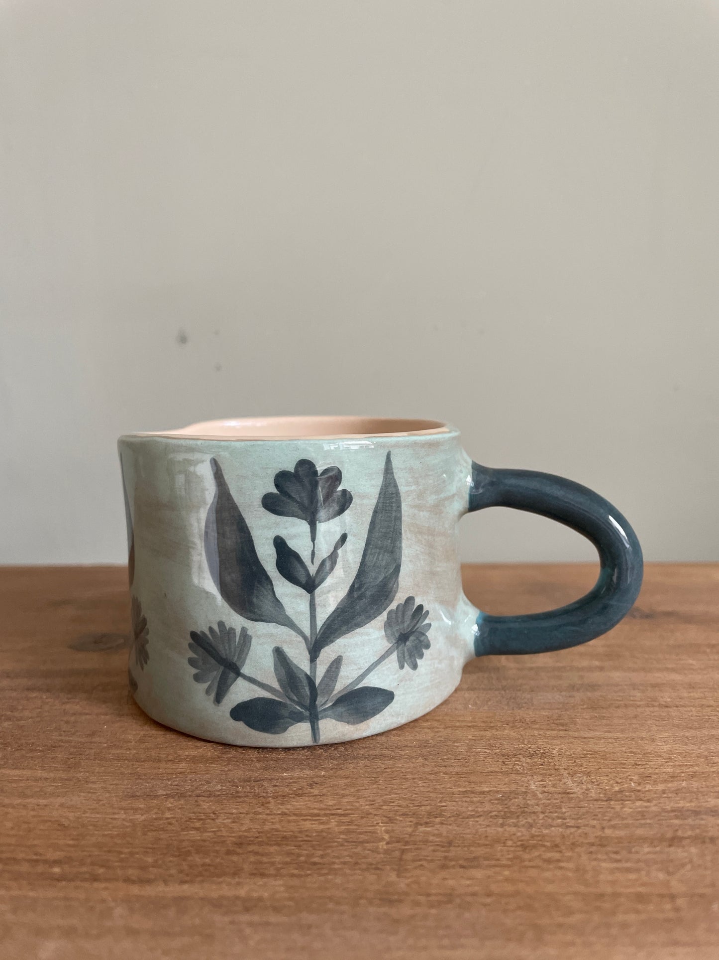 Tasse fleur en céramique