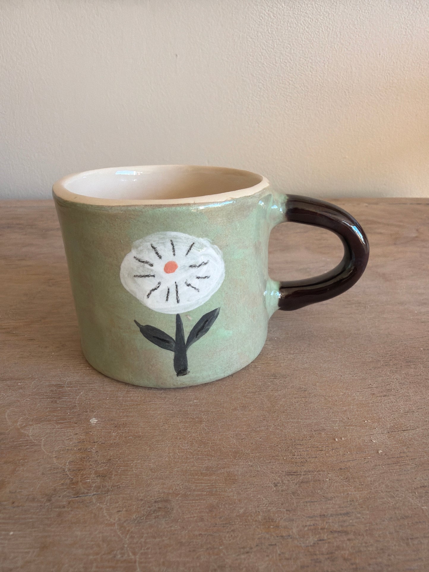 Tasse fleur en céramique