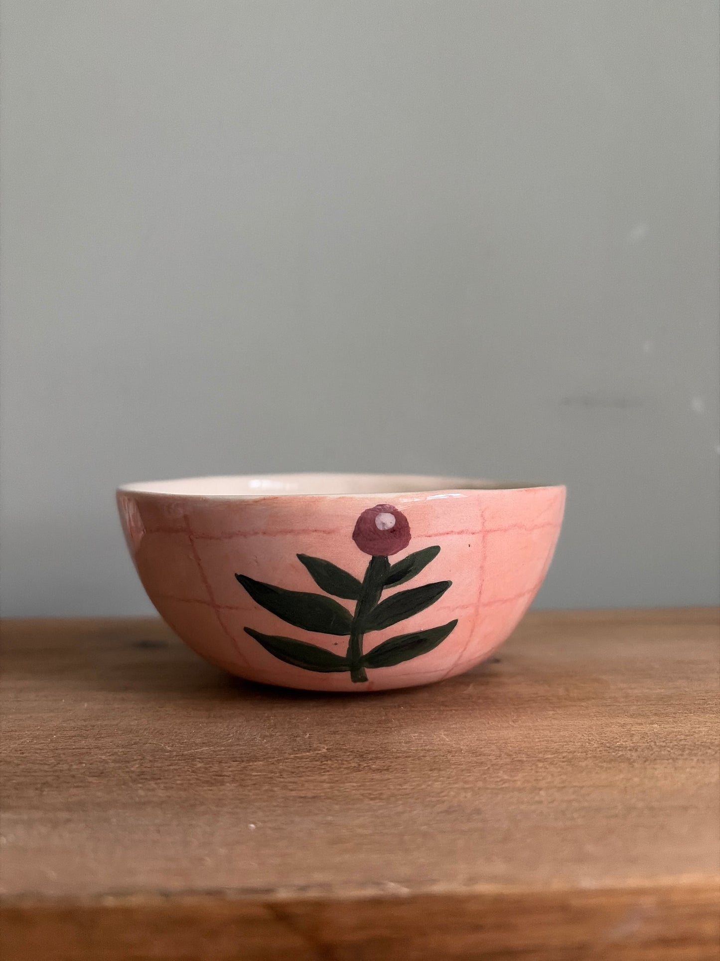 Bol fleur en céramique