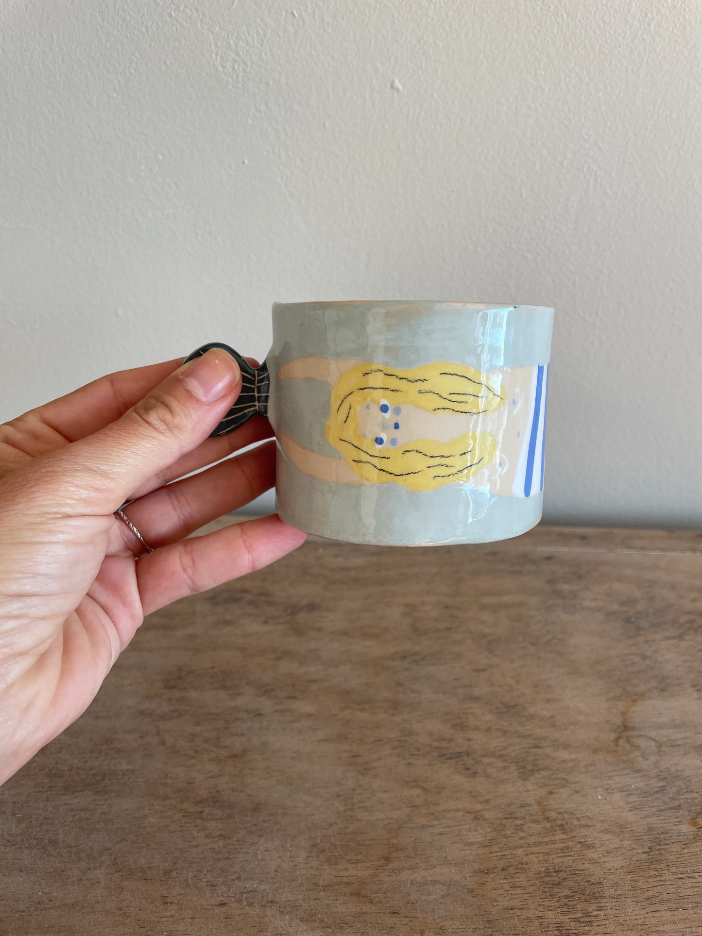 Tasse sirene en céramique