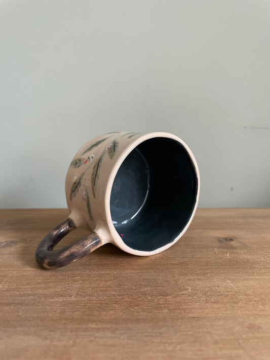 Tasse fleur en céramique