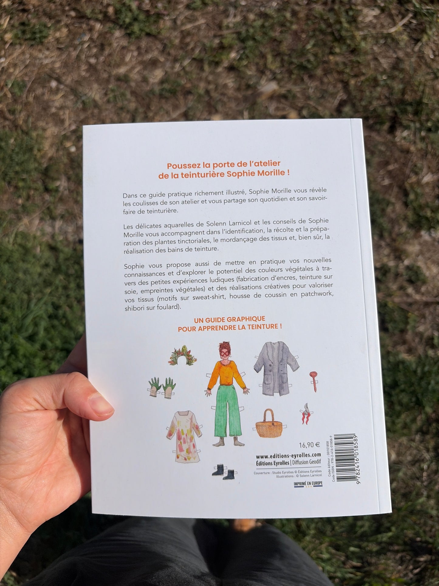 Livre "L'Atelier du teinturier : guide pratique et graphique"