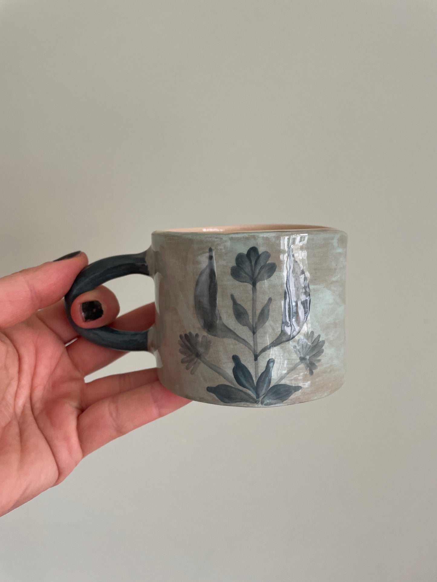 Tasse fleur en céramique