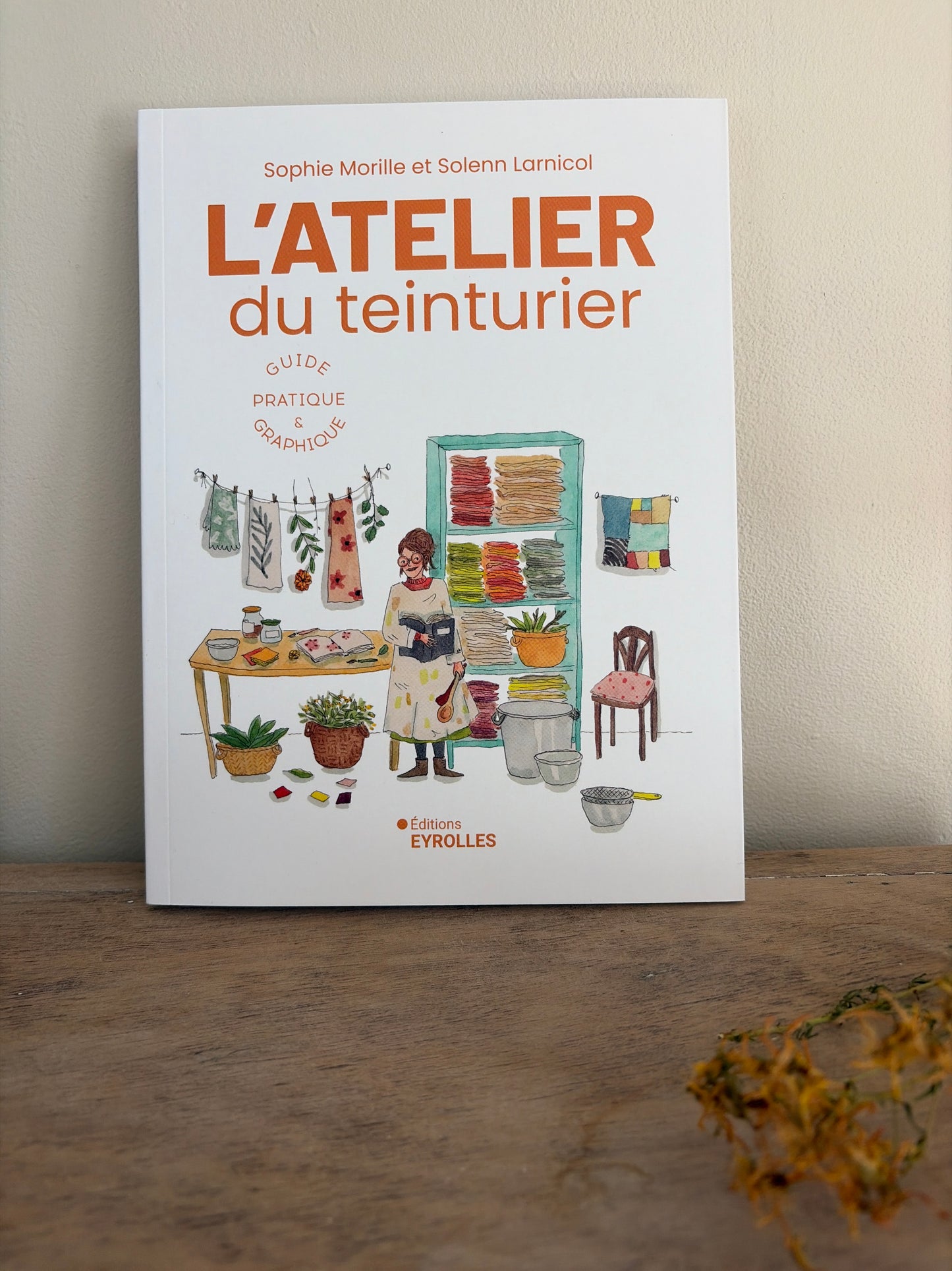 Livre "L'Atelier du teinturier : guide pratique et graphique"