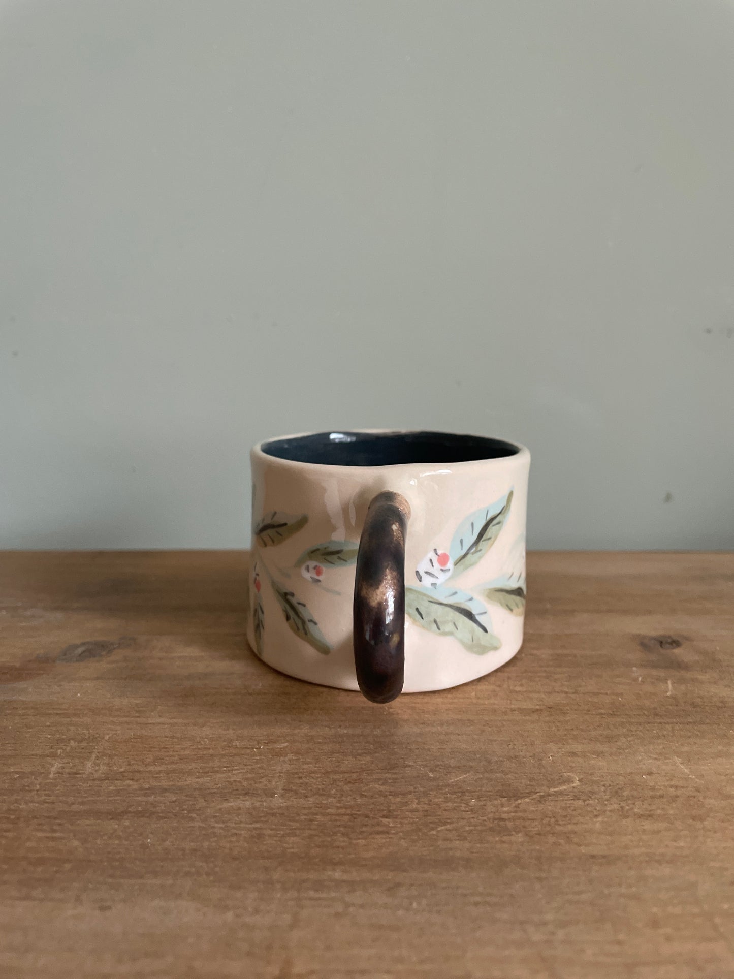 Tasse fleur en céramique